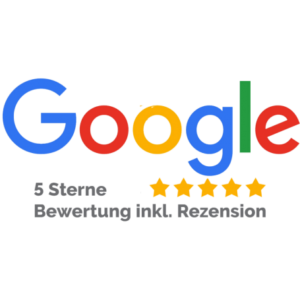 Google-Bewertung 5 Sterne für Atelier 5b Köln